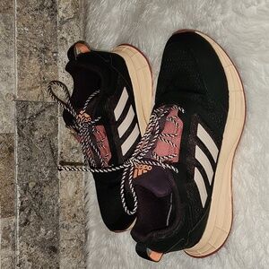 Adidas Dark Purple / Black  Athletic Sneakers